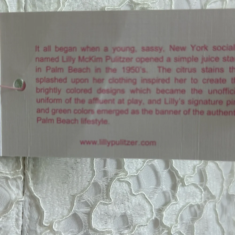 Lilly Pulitzer Mila White Lace Dress - Picture 11 of 15